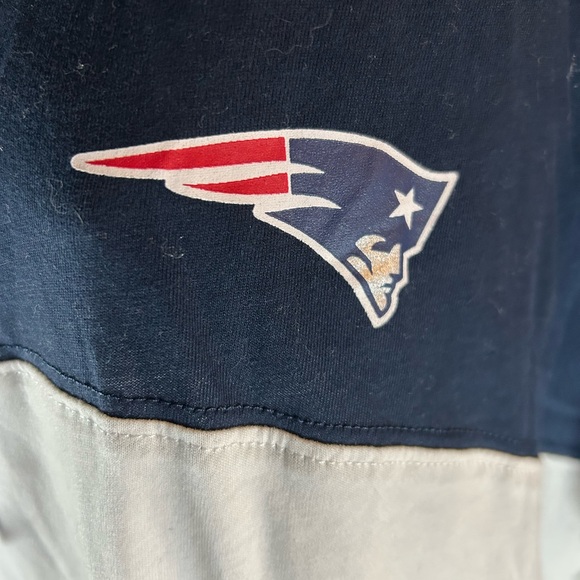 NFL team apparel women’s long sleeve lace upfront patriot - Picture 11 of 11